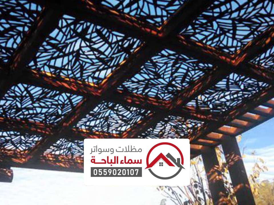 اشكال المظلات والسواتر البشاير
