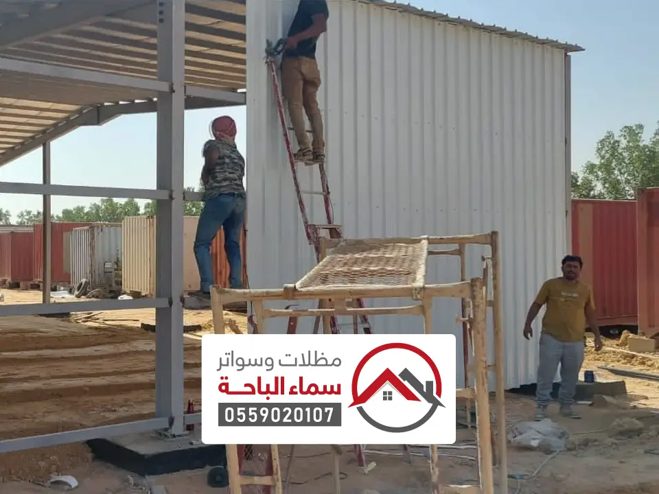 بناء مستودع سندوتش بنل المخواة