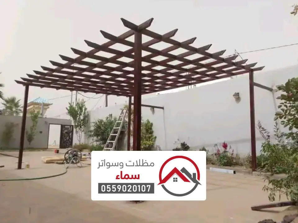 مظلات خشبية حريملاء