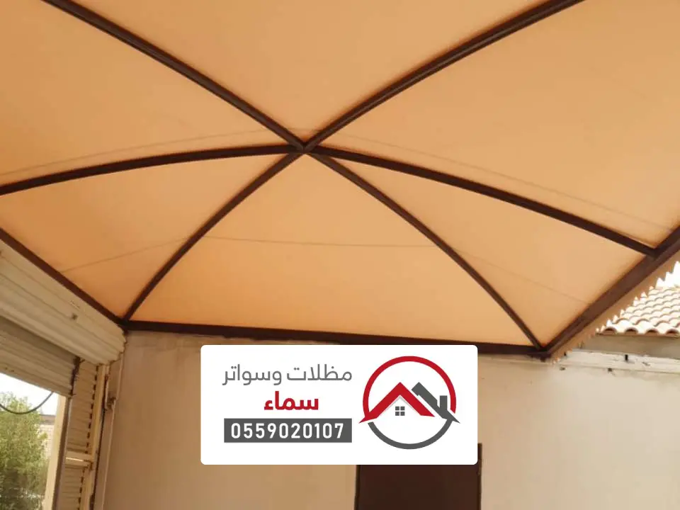 تفصيل مظلات مداخل بعنيزة
