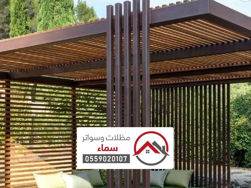 تصاميم مظلات جلسات ثادق